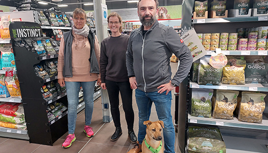 Qualifizierte Mitarbeiter des ZOO & Co. Heimtierfachmarktes in Dollern