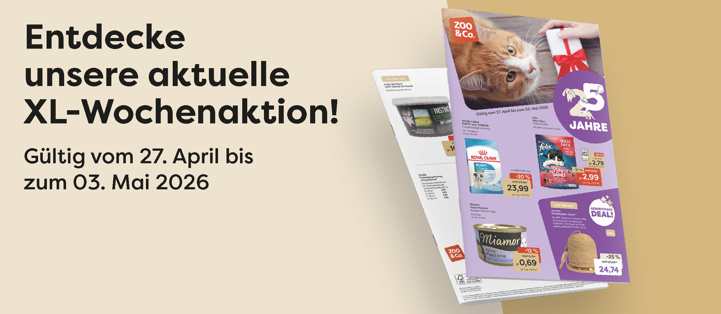 Entdecke unsere aktuelle XL-Wochenaktion vom 27.04-03.05.2026!